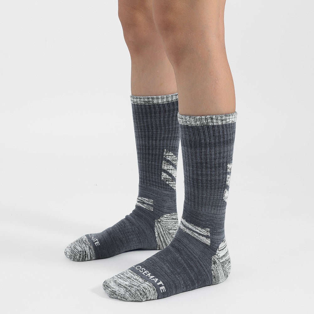 Closemate Men's Outdoor Hiking Mid-Calf Socks