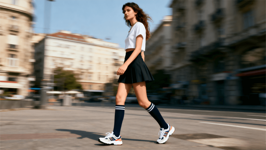 How Women\'s Knee-High Socks Are Making a Fashion Comeback in Streetwear
