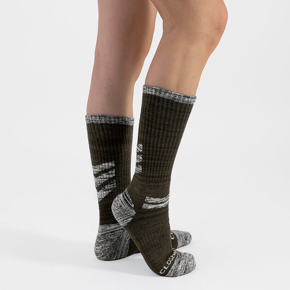 Closemate Men's Outdoor Hiking Mid-Calf Socks