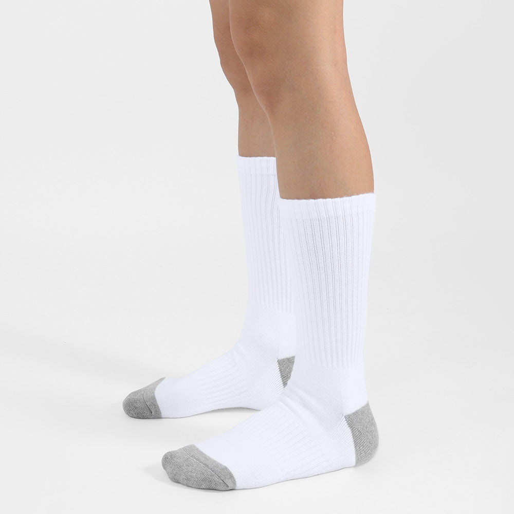 Closemate Men's Athletic Cushioned Mid-Calf Socks