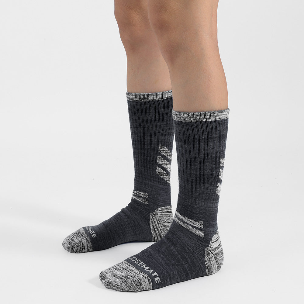 Closemate Men's Outdoor Hiking Mid-Calf Socks