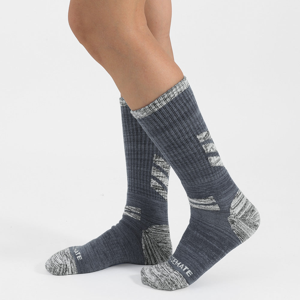 Closemate Men's Outdoor Hiking Mid-Calf Socks