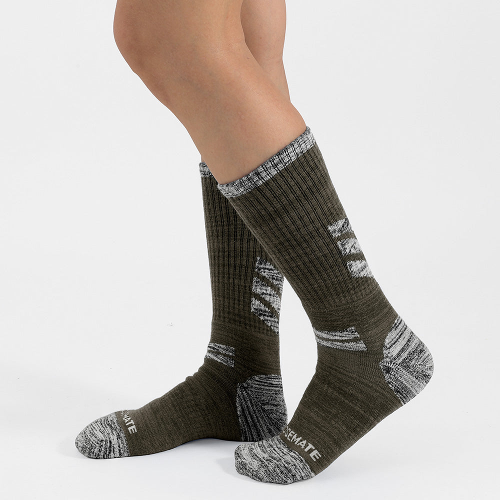 Closemate Men's Outdoor Hiking Mid-Calf Socks