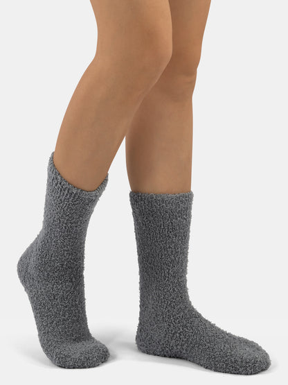 Women's Mid-Calf Thermal Fuzzy Socks