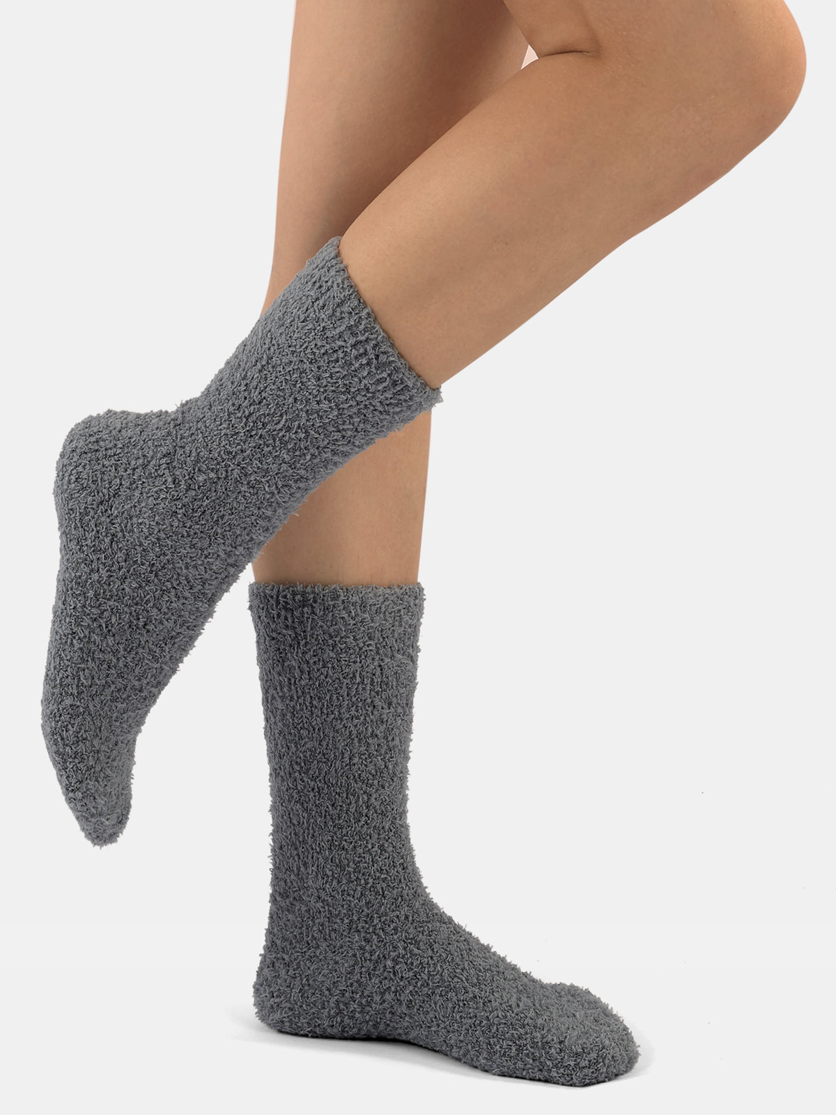 Women's Mid-Calf Thermal Fuzzy Socks