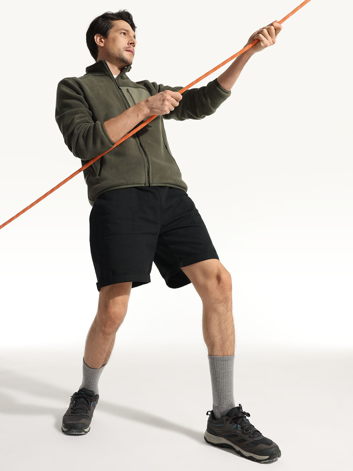 Men's Wool Thermal Outdoor Hiking Mid-Calf Socks
