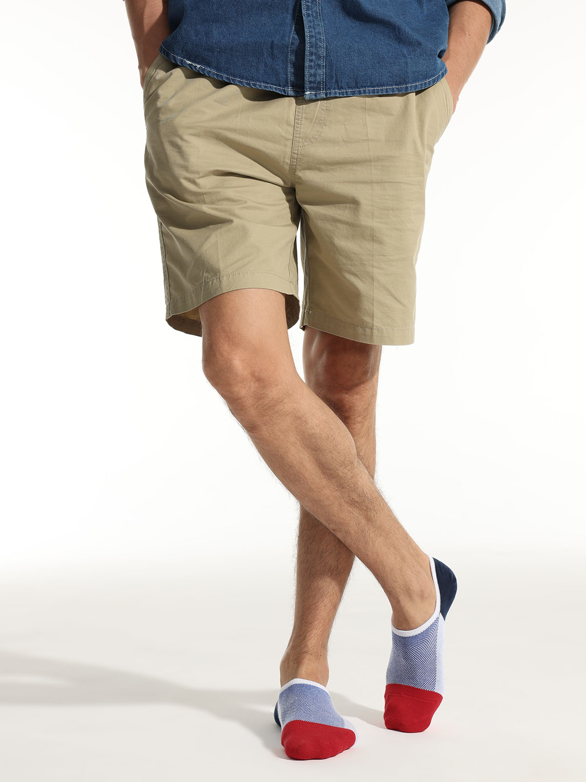 Men's No Show Everyday Colorful Socks