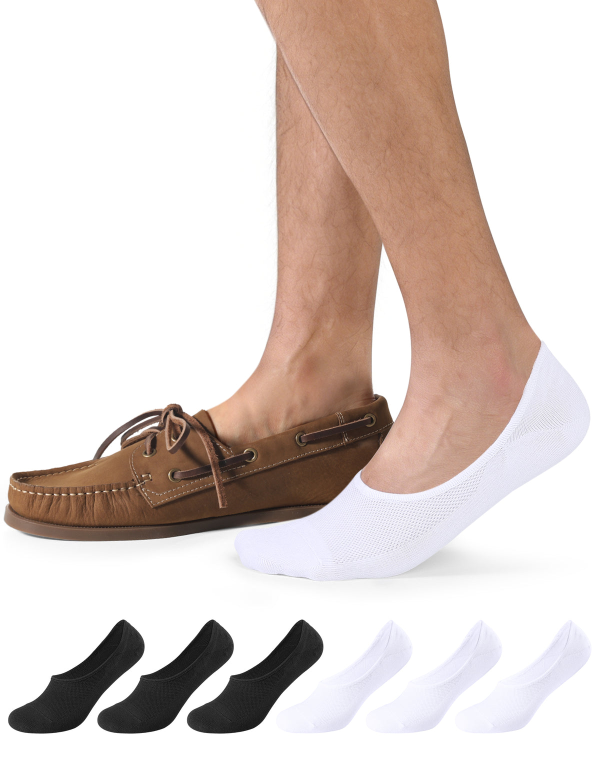 Men's Fashion Dress No Show Socks